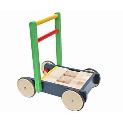 Chariot de marche Jasper Toys avec cubes -5049251