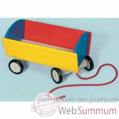 Chariot  tirer couleurs Toys Pure -51930