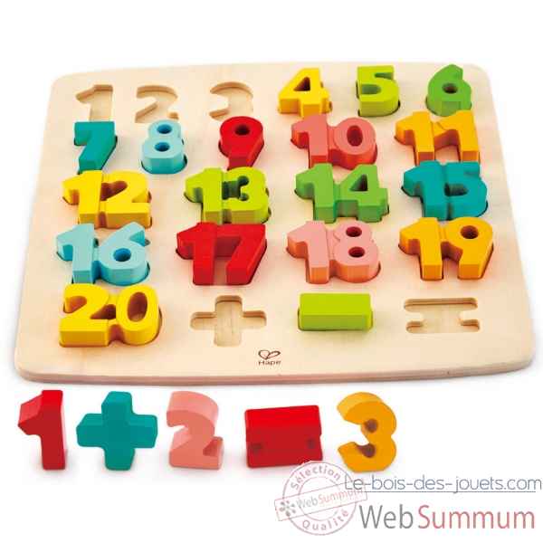 Puzzle grosses pieces  maths Hape -E1550