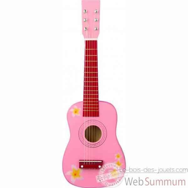 Guitare couleur rose - 0348