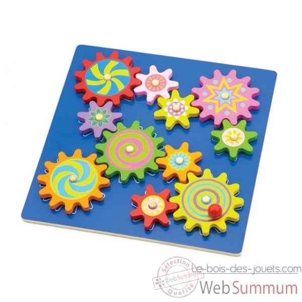puzzle rotatif a engrenage New classic toys -0525