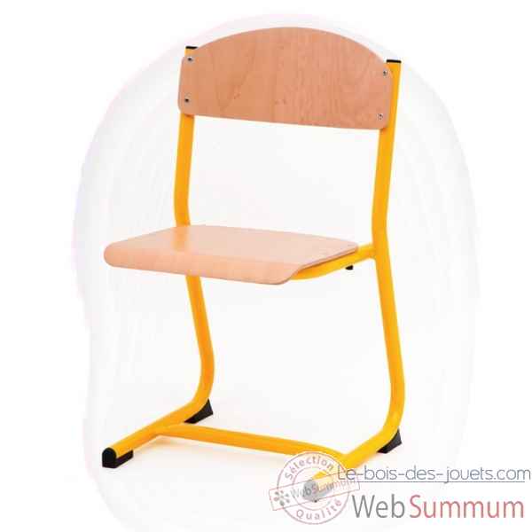 Chaise classique 43cm jaune Novum -4418045