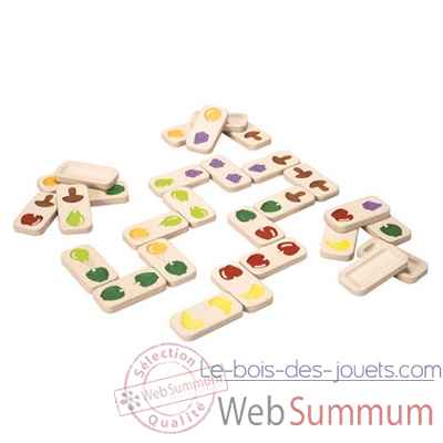 Domino fruits et legumes Plan Toys -5618