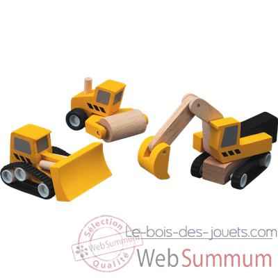 Construction des routes en bois - Plan Toys 6014