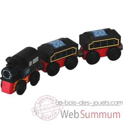 Train traditionnel en bois - Plan Toys 6095