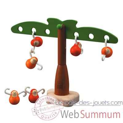 Singes equilibrant en bois - Plan Toys 5349