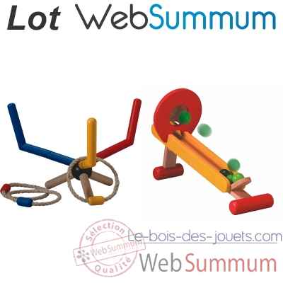 Promotion jeu de lancer en bois Plan Toys -LWS-57