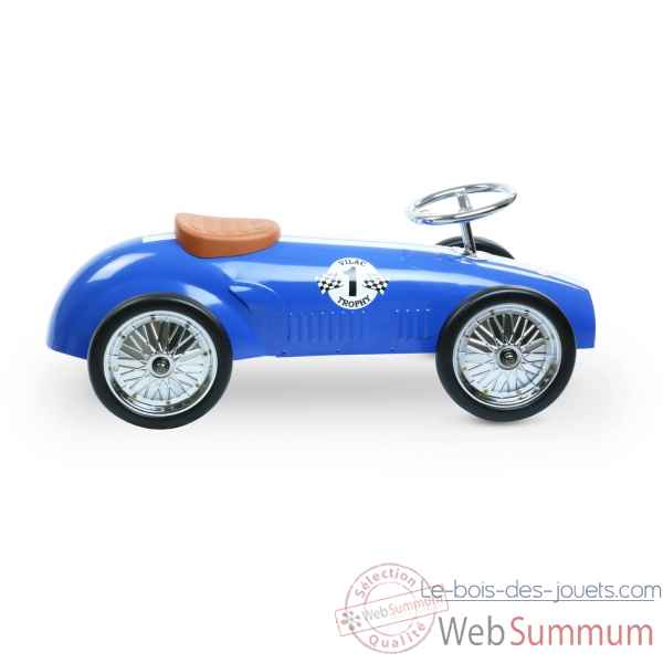 Porteur voiture de course bleu vilac -1113