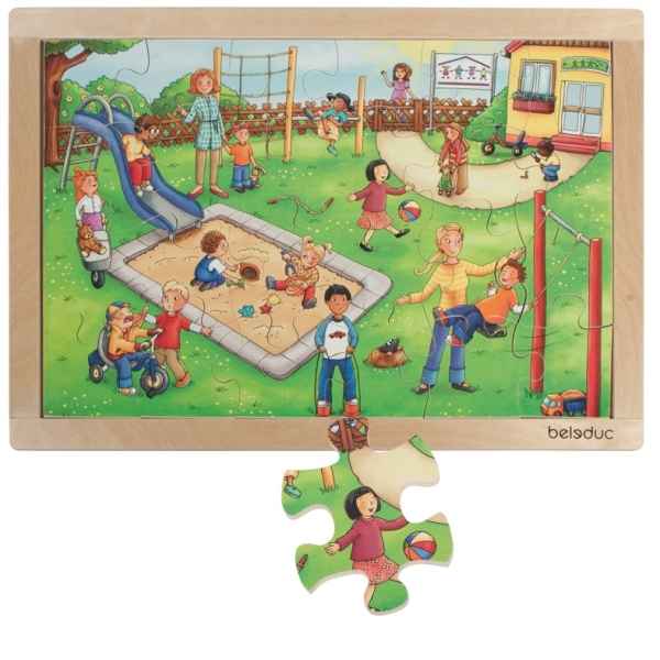 Cadre puzzle jardin d\'enfant Beleduc -12001