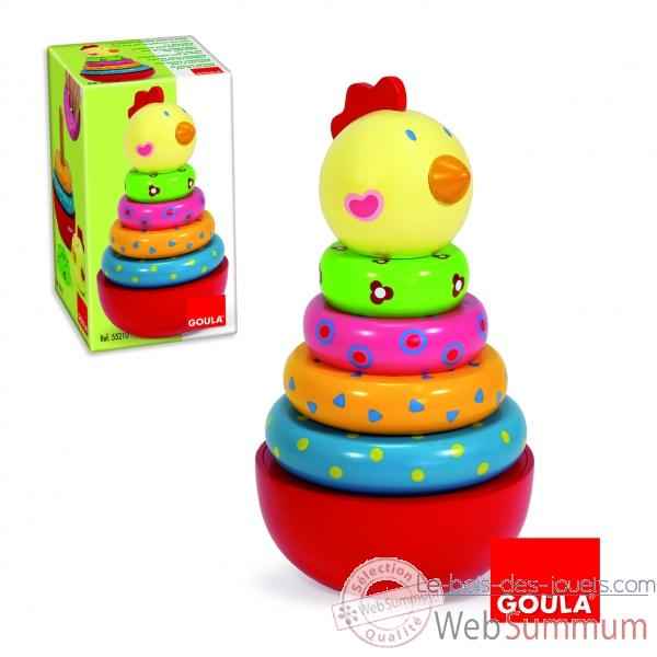 Puzzle poule culbuto Goula -55210
