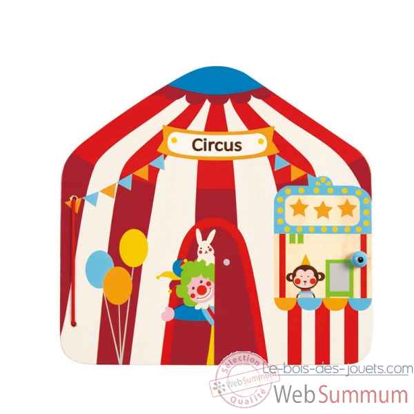 Livre aimante - le cirque et son chapiteau Hape -E3017