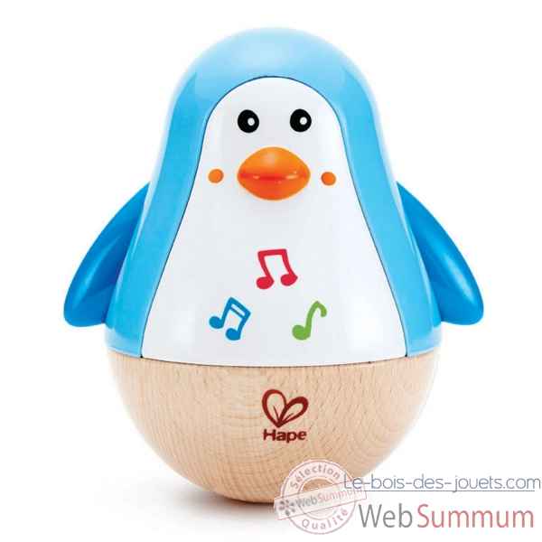 Pingouin culbuto musical Hape -E0331