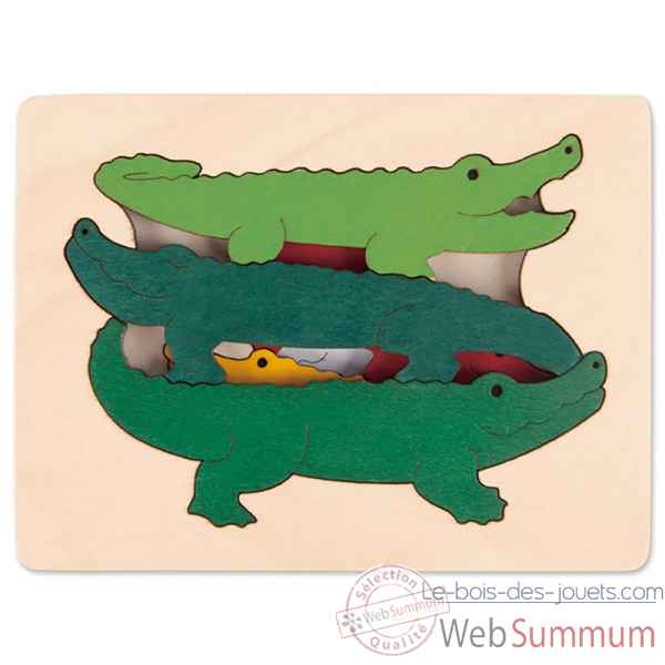 Puzzle crocodiles Hape -E6508