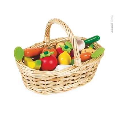 Panier de 24 fruits et legumes Janod -J05620