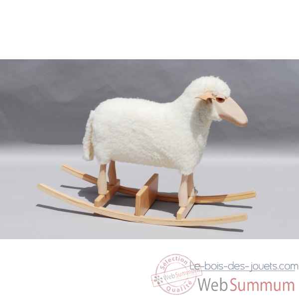 Mouton a bascule blanc siege a 48 cm Meier -412.06