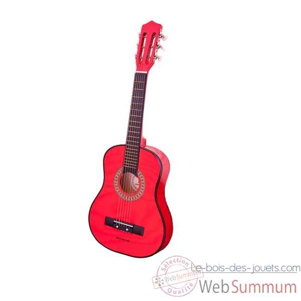 guitare classique avec housse rouge New classic toys -0306