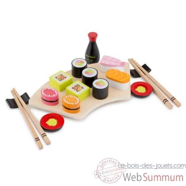 jouet en bois pour la cuisine sushi set -10593