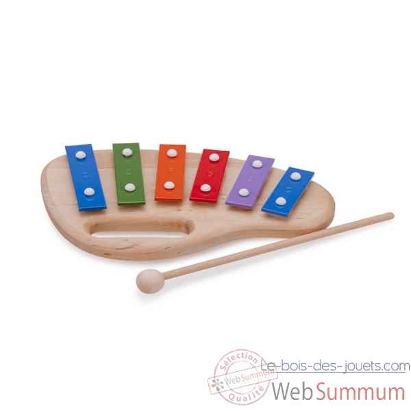 En bois percussion glockenspiel xylophone métal barres de Livré Avec en Bois Batteur