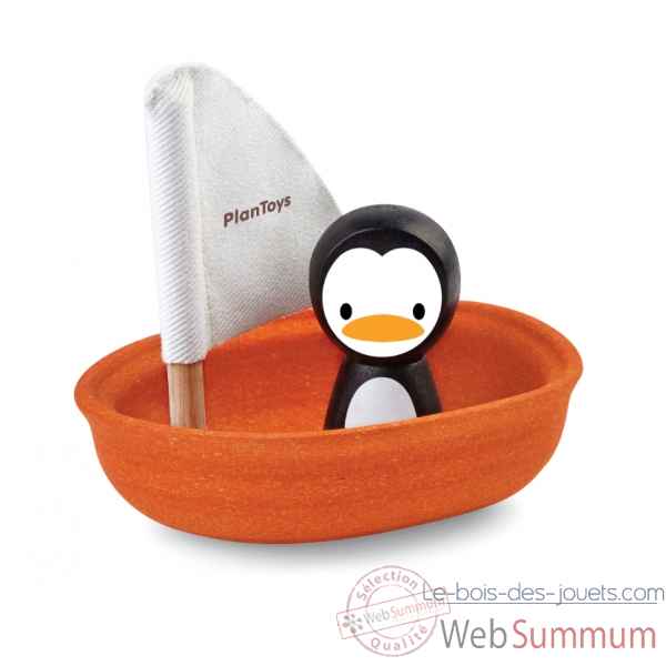 Bateau pingouin Plan Toys -5711