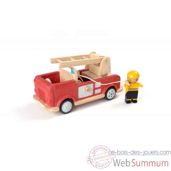 Camion de pompier Plan Toys -4609