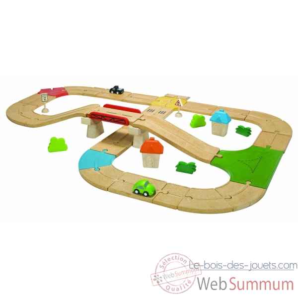 Circuit routes Plan Toys -6607