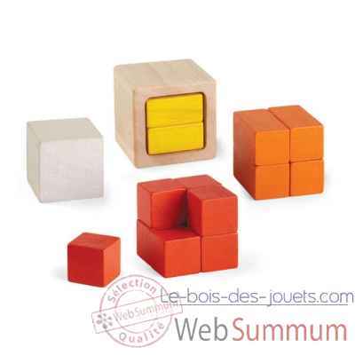 Cubes fraction Plan Toys -5369