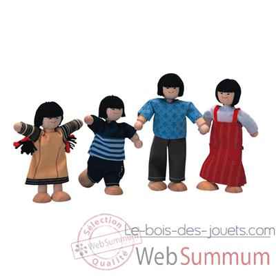 Video Famille asiatique en bois - Plan Toys 7417