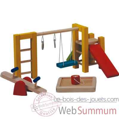 Aire de jeux en bois - Plan Toys 7153