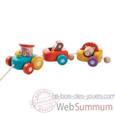 Le train des animaux Plan Toys -5131
