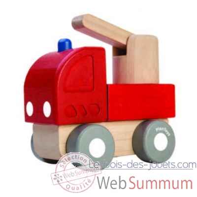 Mini camion de pompiers Plan Toys -5438