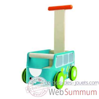 Mini van vert Plan Toys -5186