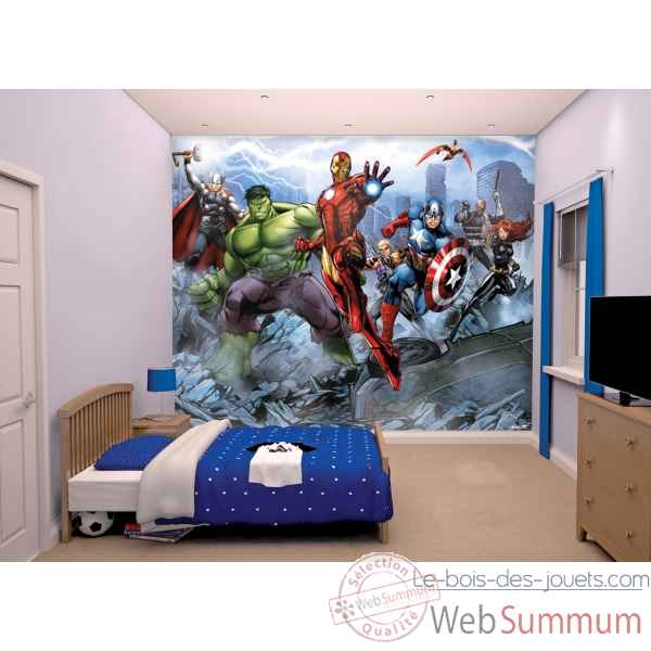 Fresque murale avengers Room studio -43848