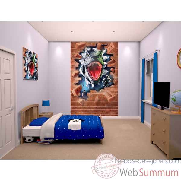 Fresque murale dinosaure rugissant Room studio -43039