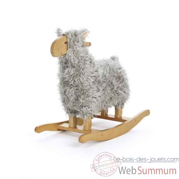 Mouton a bascule gris Teddykompaniet -1379