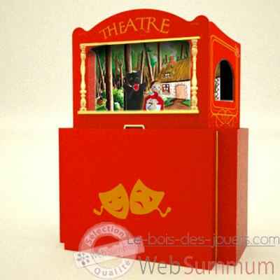 Video Theatre de Marionnette valise en bois Animascena -14422