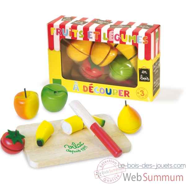 Fruits et légumes à découper - Jouet Vilac 6149